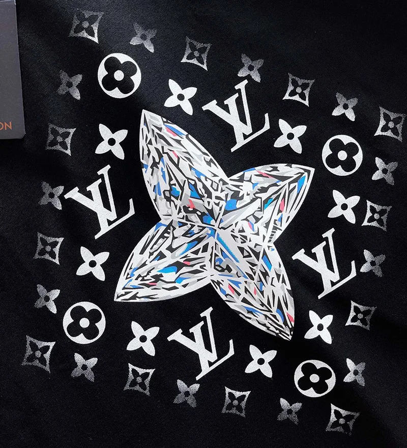 春もの新作ルイヴィトン Tシャツ コピー 21SS フロウティングLVプリンテッド vux11502