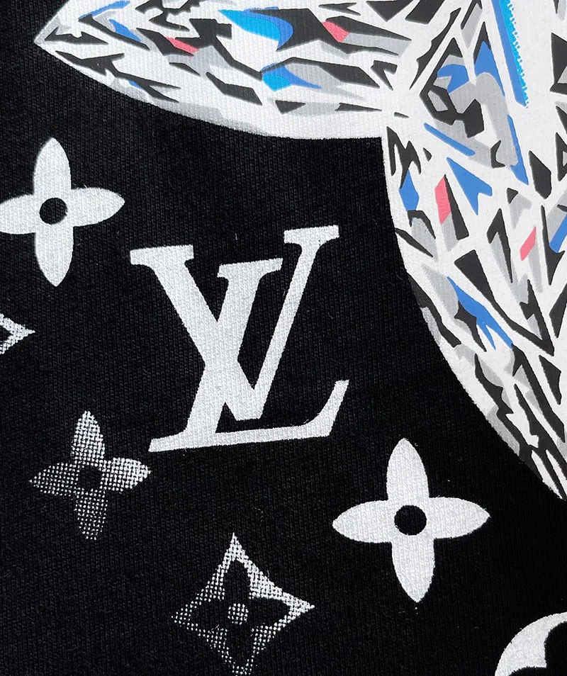 春もの新作ルイヴィトン Tシャツ コピー 21SS フロウティングLVプリンテッド vux11502