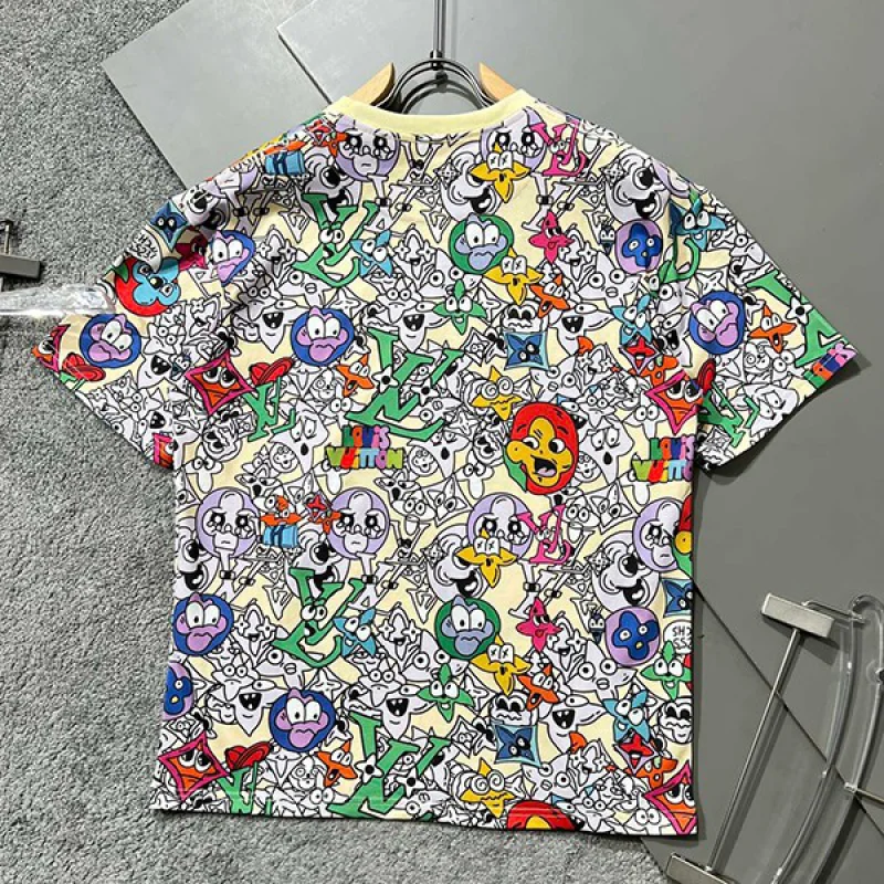 確保済み ルイヴィトン モノグラム コミック Tシャツ コピー vux69730