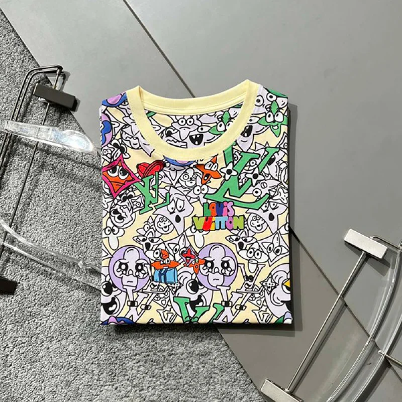 確保済み ルイヴィトン モノグラム コミック Tシャツ コピー vux69730