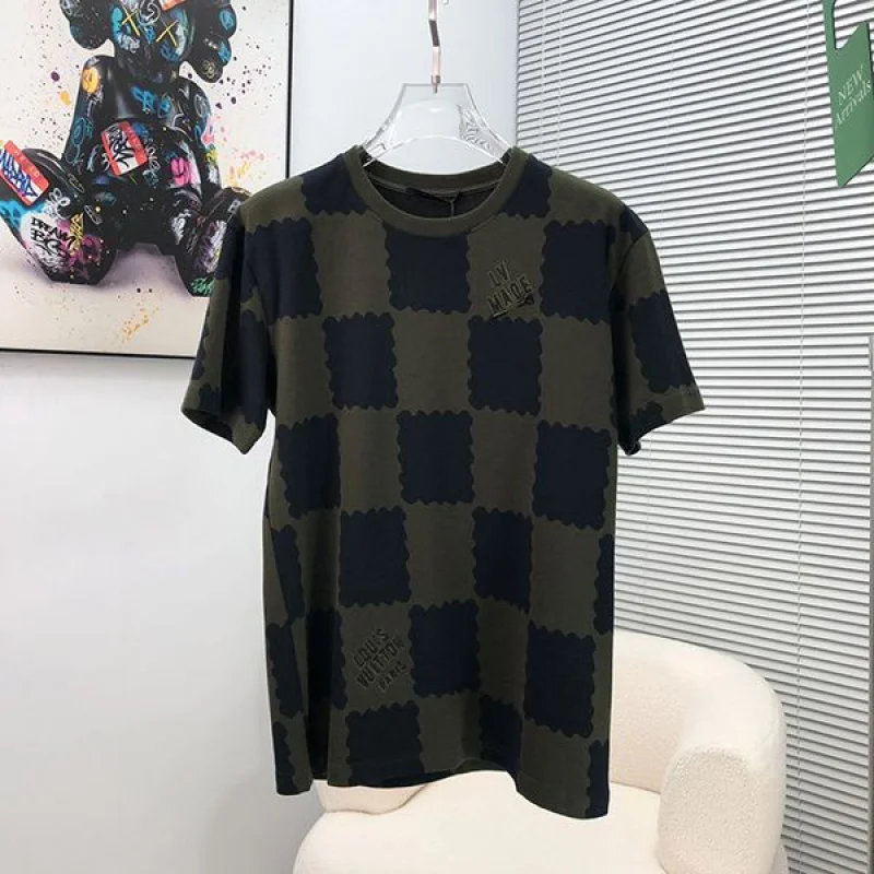 セール新作ルイヴィトン ツイストロックプリントTシャツ コピー モノグラム 2色 vux78326