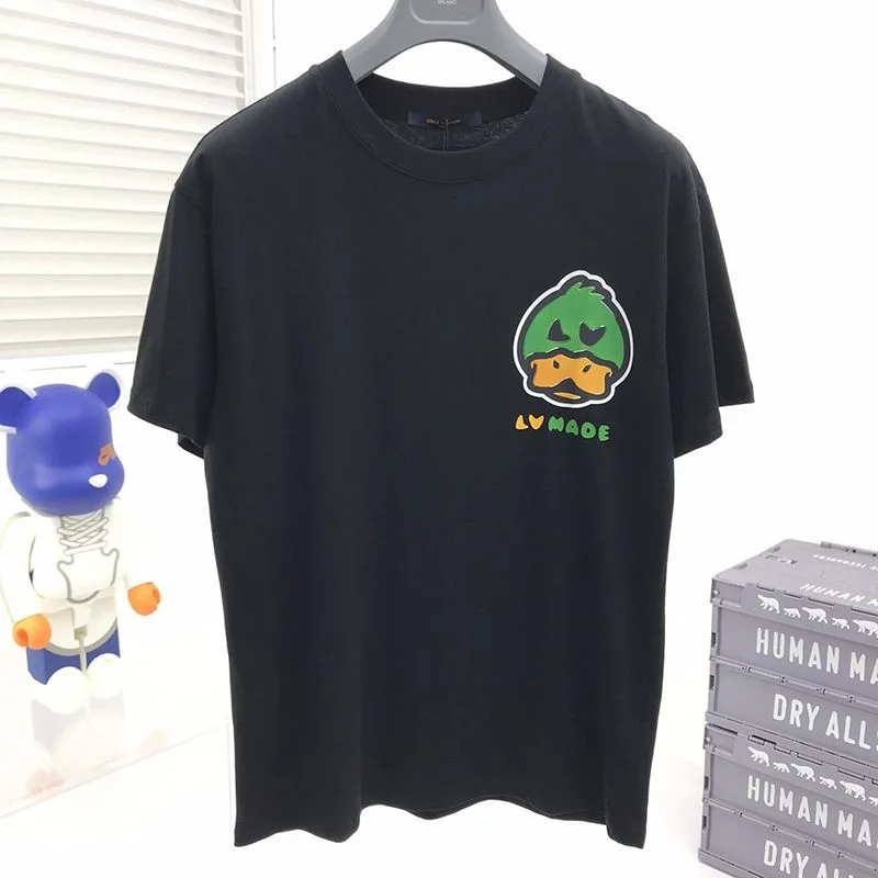 累積売上総額第1位!【ルイヴィトン×NIGOコラボ】ダック クルーネック Tシャツ 偽物 vuy60593
