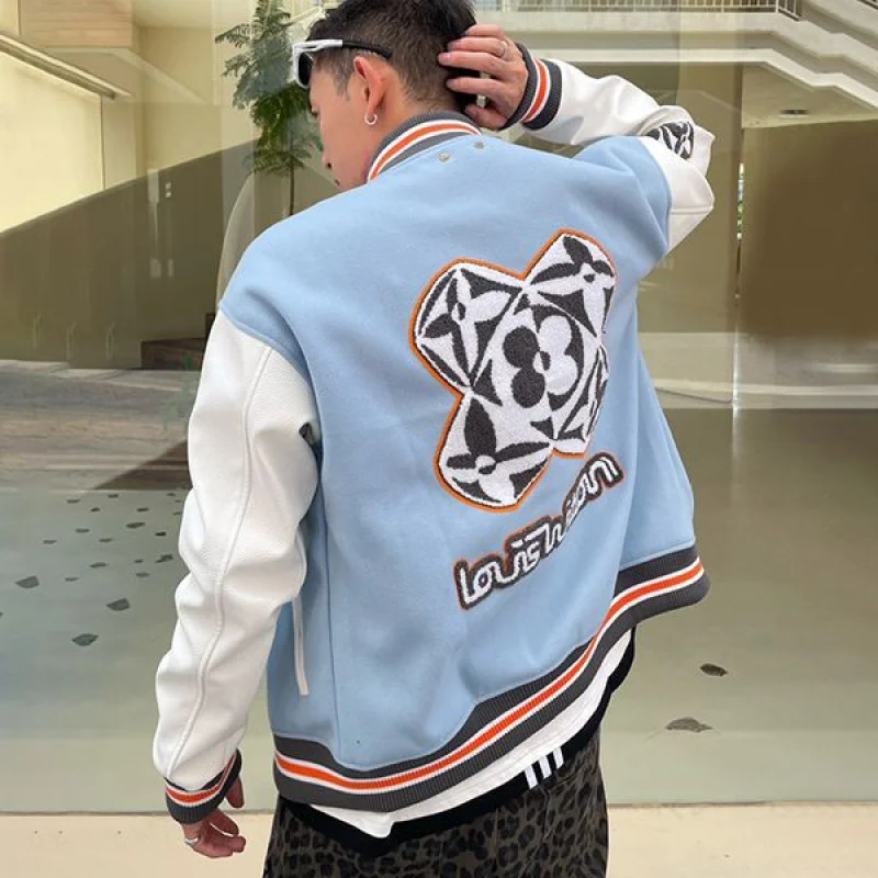 入手困難ルイヴィトン 偽物 ブルゾン ヴァーシティ ジャケット vuy78549