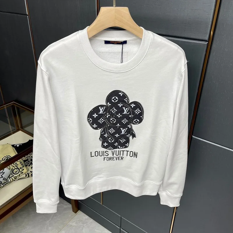 送料込ルイヴィトン パーカー 偽物☆クルーネック スウェットシャツ 2色 vuy96950