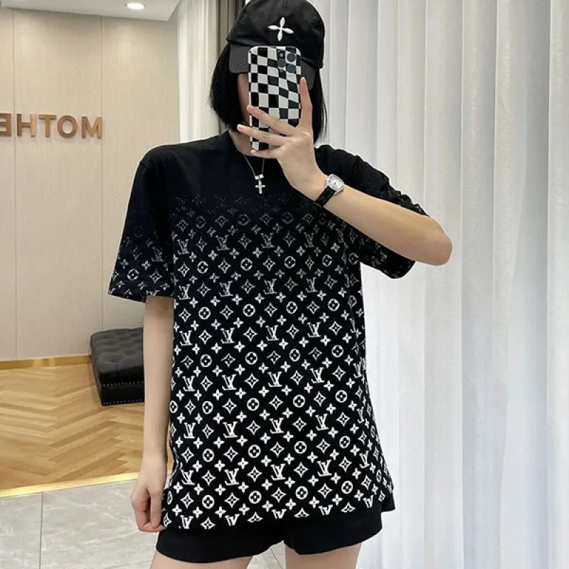 人気 ルイヴィトン コピー モノグラムグラデーションTシャツ vuz04721