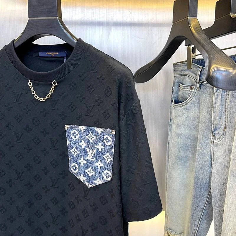 春もの新作ルイヴィトン コピー モノグラムポケットTシャツ vuz12664