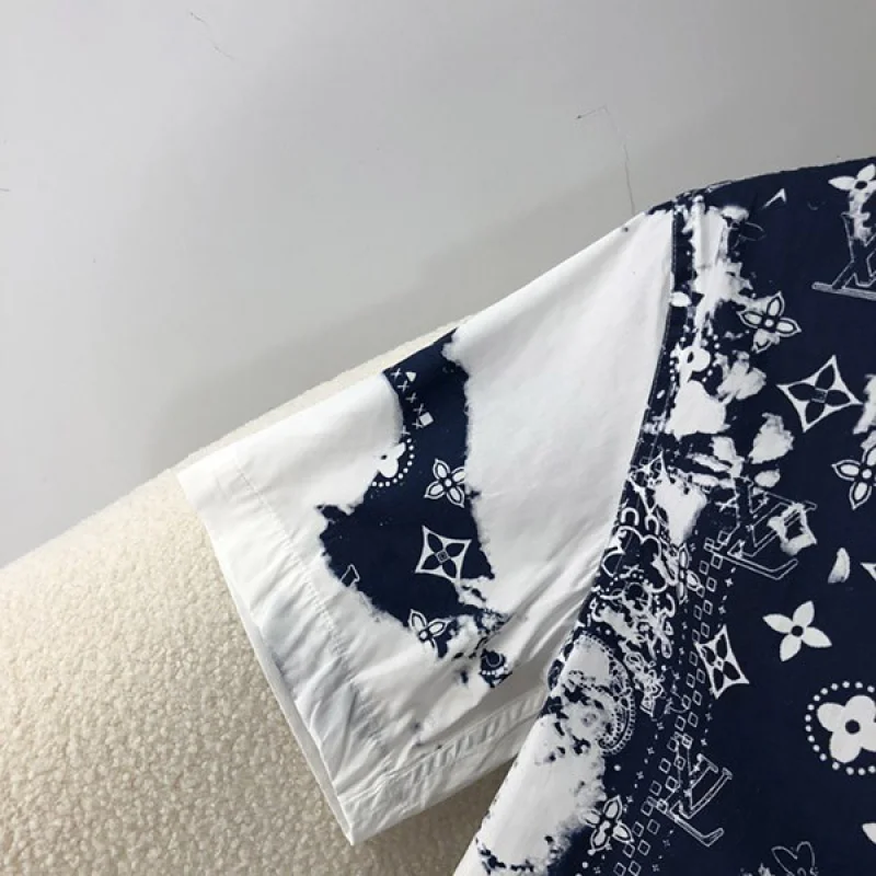 希少色ルイヴィトン コピー モノグラムバンダナ ショートスリーブシャツ vuz28788