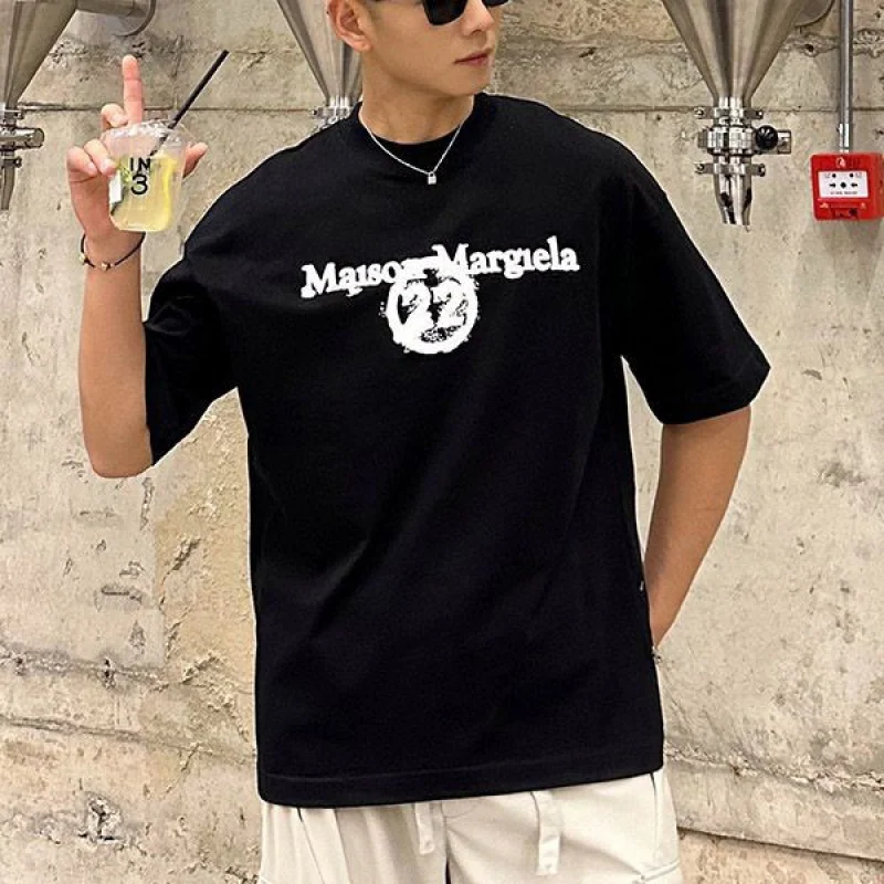 目を惹くカラー メゾン マルジェラ クルーネック Tシャツ コピー Maa45841