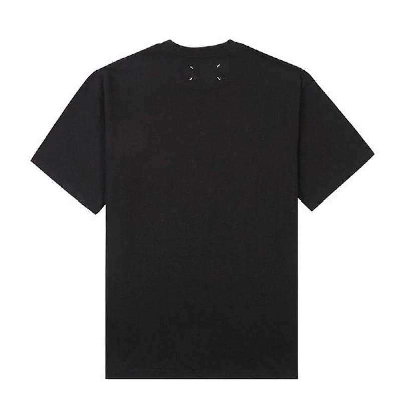 人気No1メゾンマルジェラ ロゴ ブラックTシャツ 偽物 Maq15697