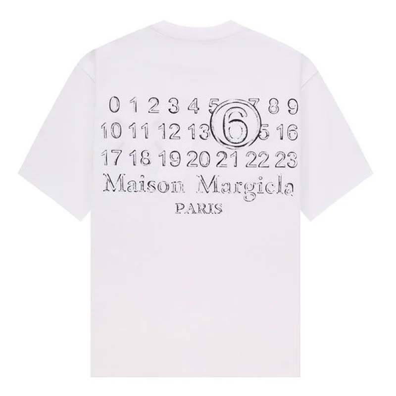 セール新作 メゾン マルジェラ ナンバリング コピーロゴ Tシャツ Maq33603