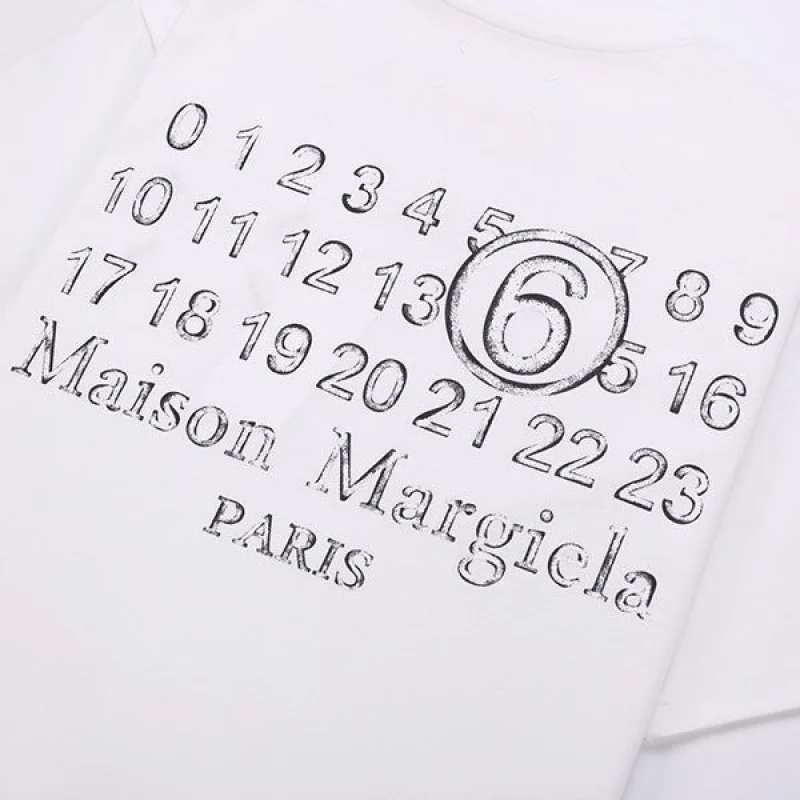 セール新作 メゾン マルジェラ ナンバリング コピーロゴ Tシャツ Maq33603