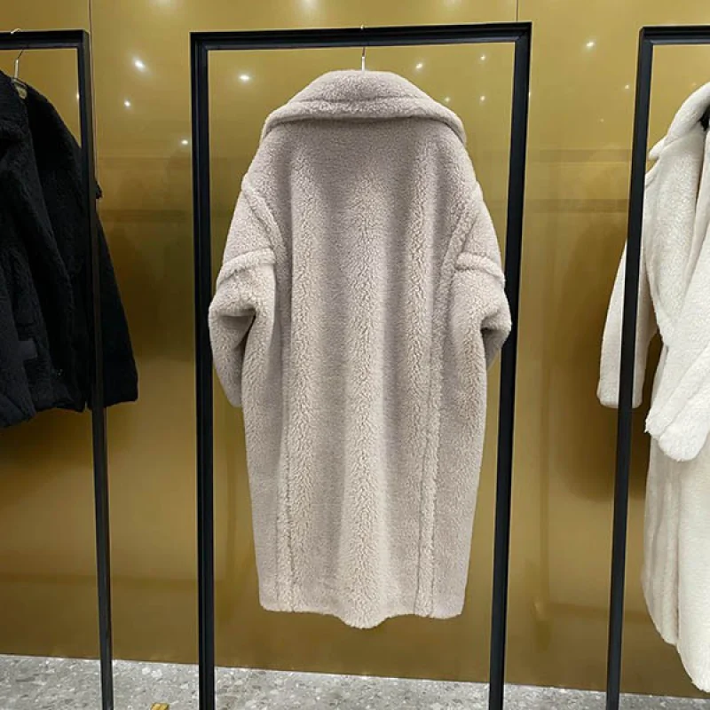 人気急上昇 マックスマーラ コピー TEDDY テディベア アイコンコート グレー maj96325