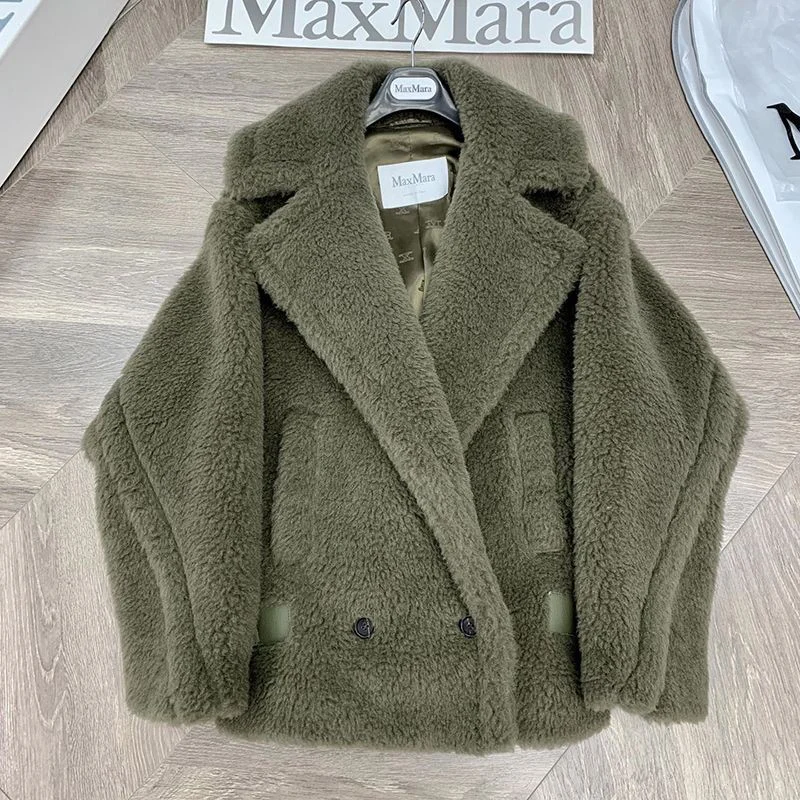 ★日本!!人気!マックスマーラ テディベア アイコン ジャケット コピー グリーン mak71891