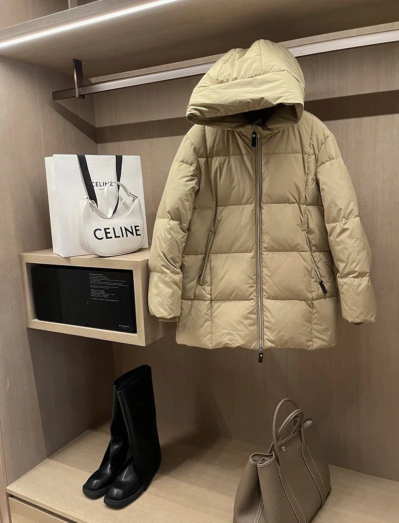 欲しい♡超限定♪マックスマーラ 偽物 ダウンジャケット カーキ mak82170