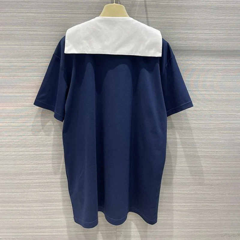 希少色ミュウミュウ プリントコットンジャージー Tシャツ 偽物 myb32328