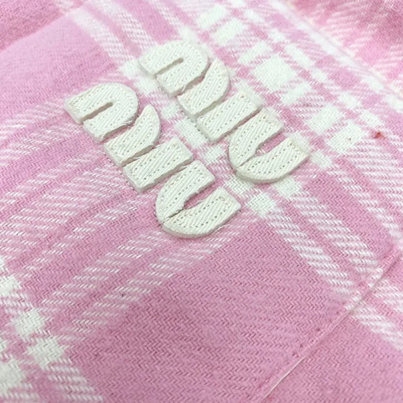 ミュウミュウ 偽物 Plaid down プレイド ダウンジャケット myb93128