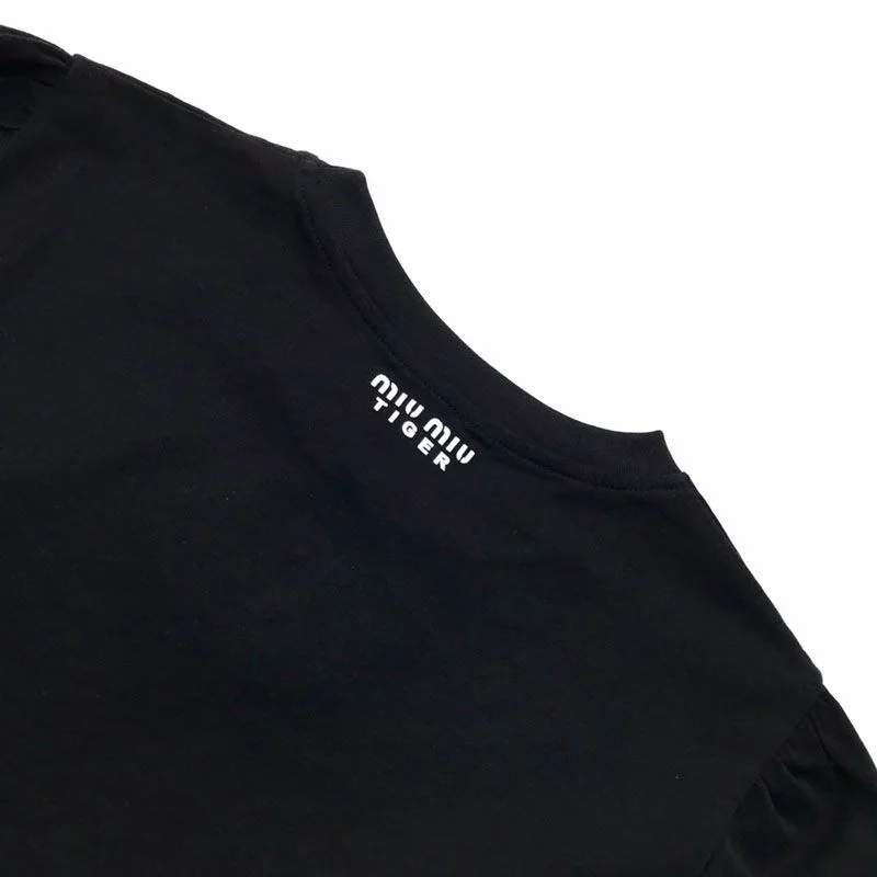累積売上総額第１位！ミュウミュウ タイガー Tシャツ 偽物 myt21247
