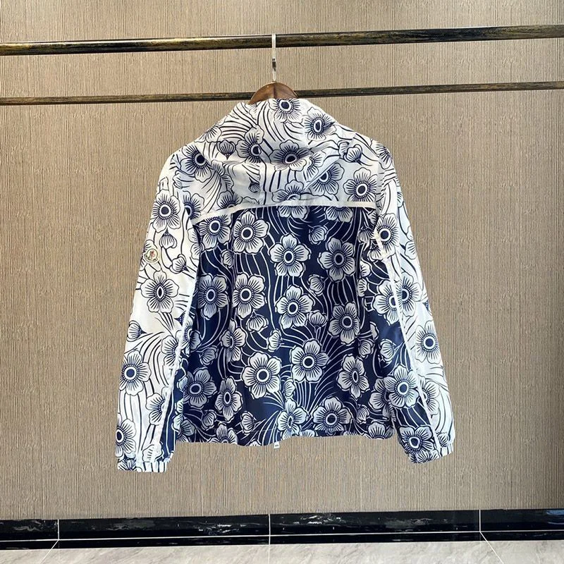 日本未入荷 21SS【モンクレール ジャケット コピー】Keragan フローラル ナイロン ジャケット 0931A761005956R770