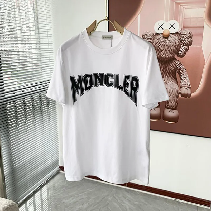 モンクレール ロゴ 半袖Tシャツ 偽物 3色 mob11105