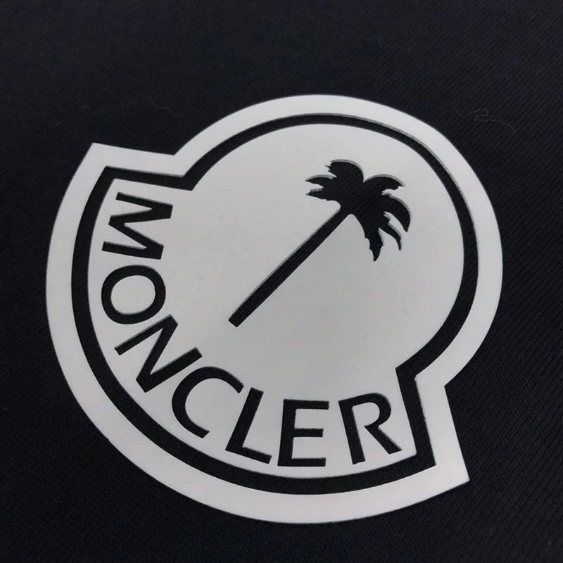 完売必至22SS◆モンクレール◆ブラック ロゴ コットン Tシャツ コピー mob23849