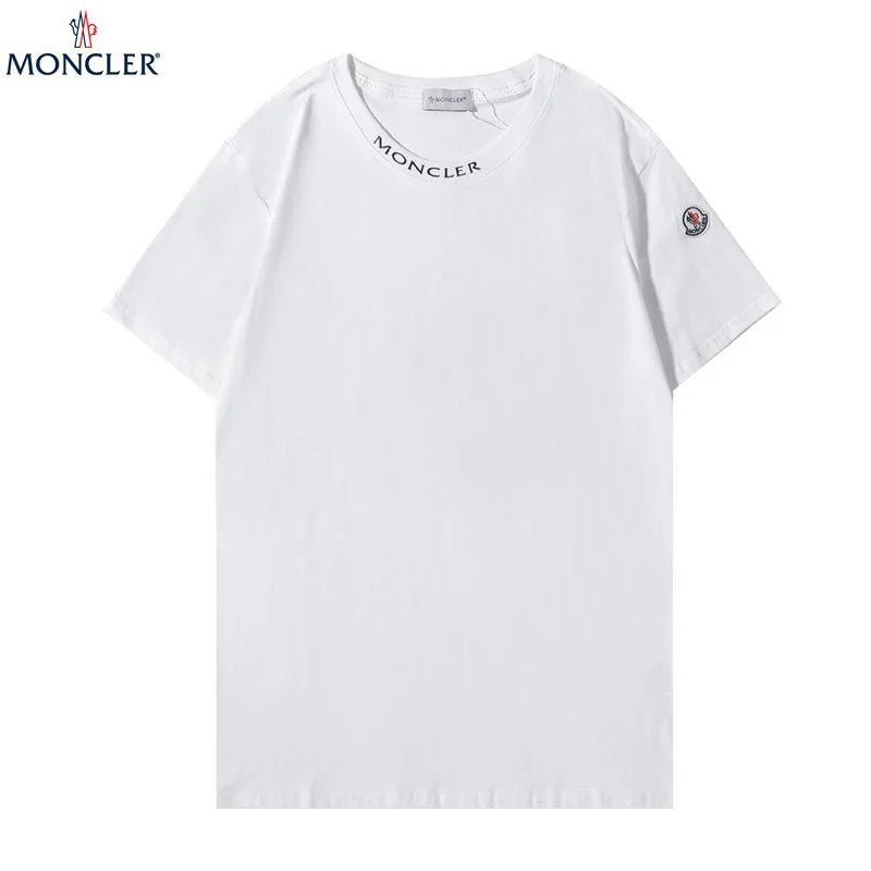 大人気!モンクレール カフスロゴ付き Tシャツ 偽物 2色 moc99123