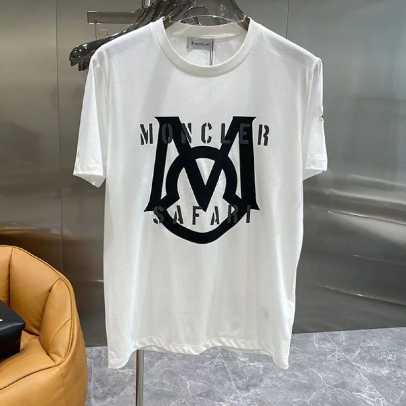 入手困難 モンクレール Tシャツ 偽物 半袖 ロゴ mod94964