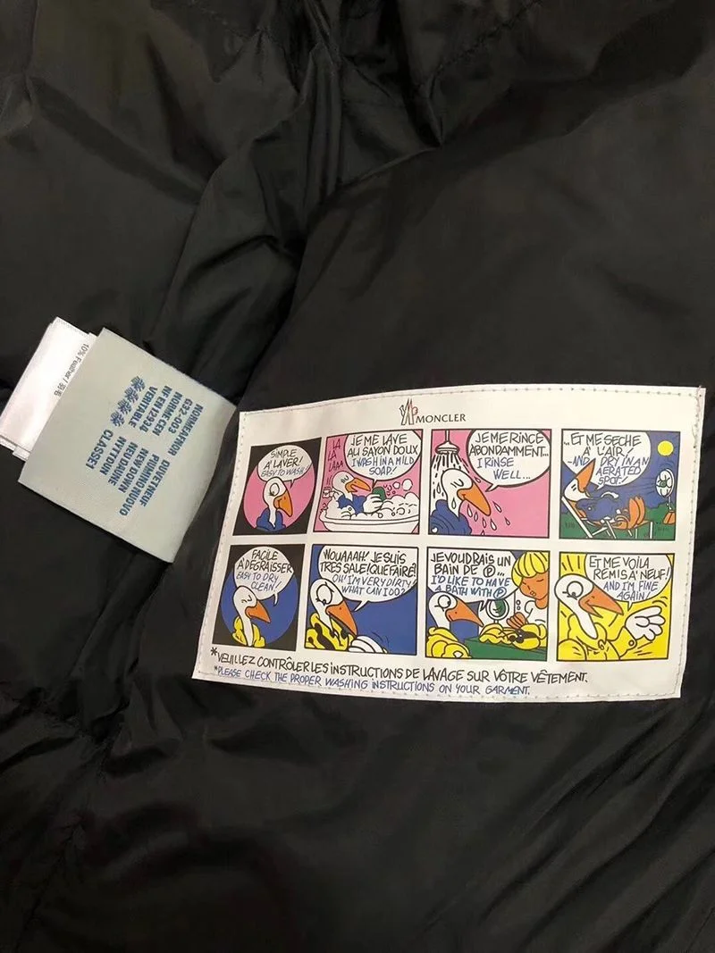 欲しい♡超限定♪モンクレール 偽物 ロングダウン ブラック moe79339