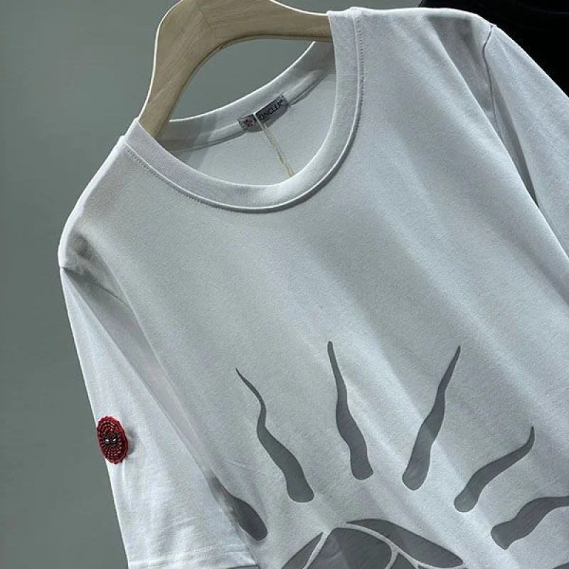 n級 おすすめ モンクレール ロゴプリントTシャツ 偽物 mog43951