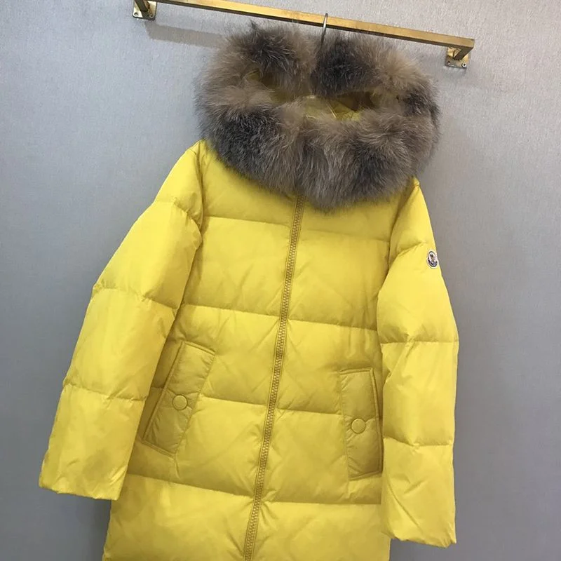 超希少!モンクレール コピー ロングダウン イエロー mol71285
