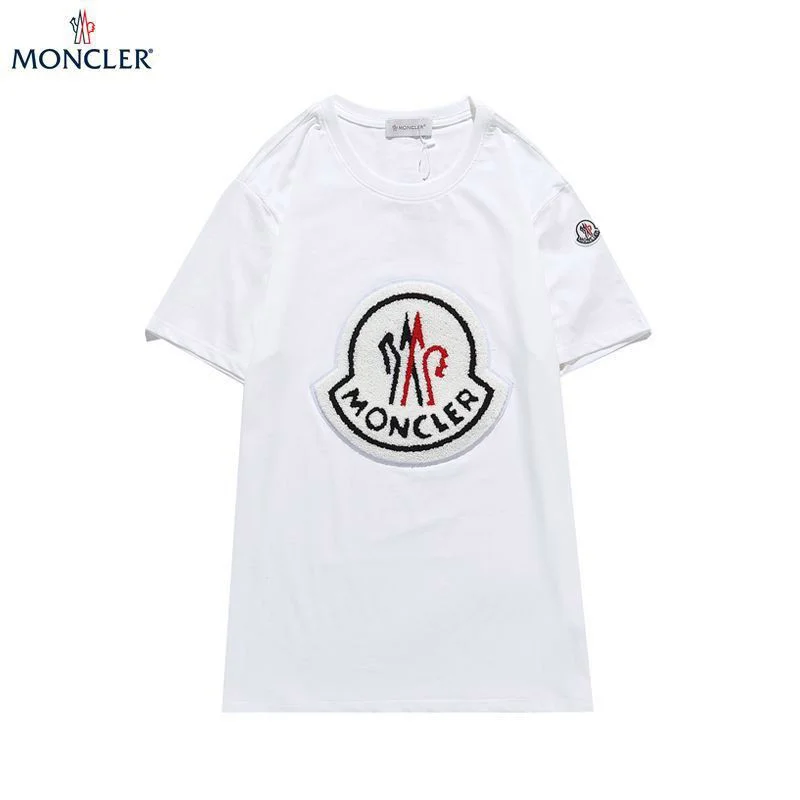 目を惹くカラーモンクレール 偽物 ビッグ ロゴ T シャツ mom19216