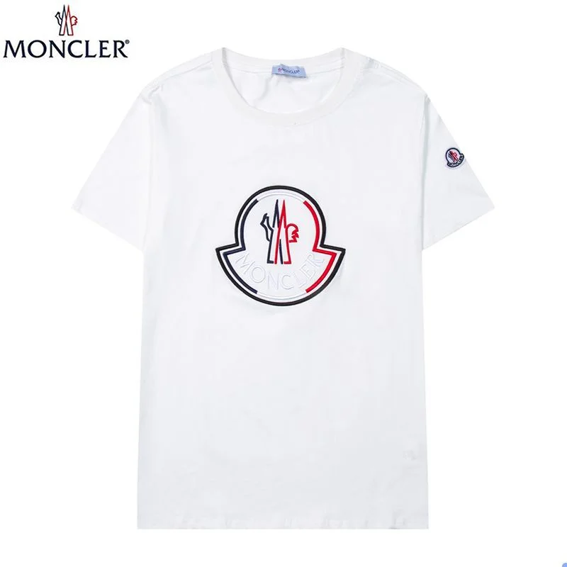 関税なしモンクレール ビッグロゴ Tシャツ 偽物 2色 mon13603