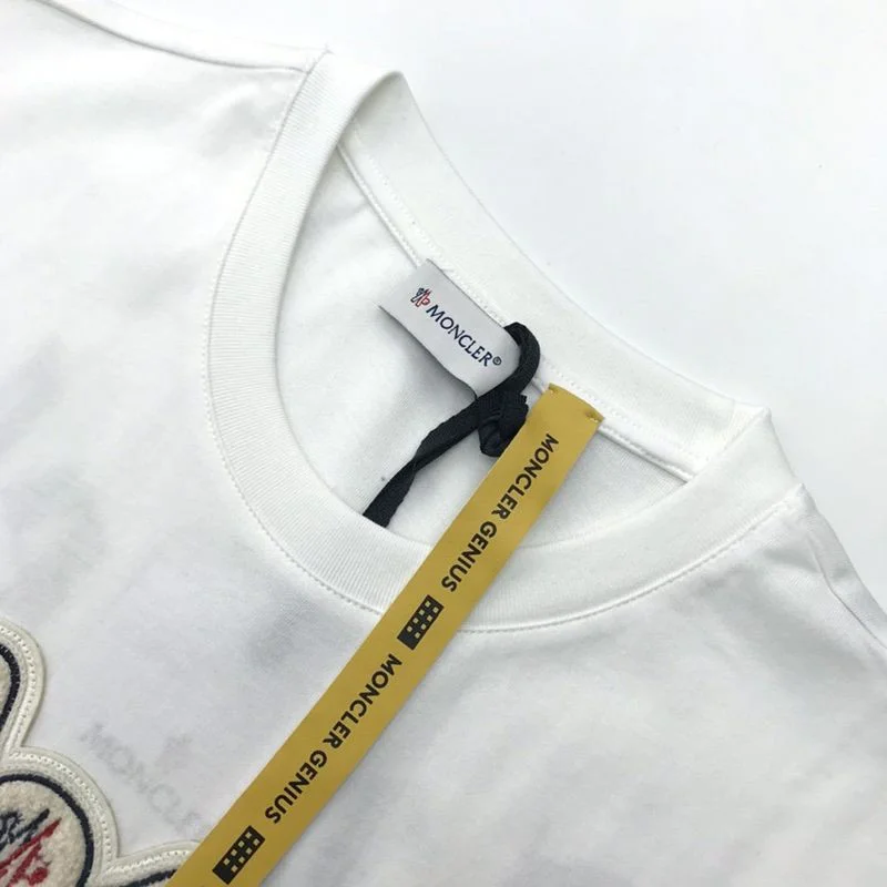 22AW新作モンクレール◆ブラック ロゴ コットン Tシャツ パロディ moo26915