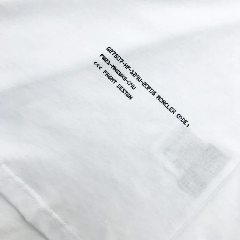 一目惚れ♪ ◆モンクレール◆ロゴ コットン Tシャツ スーパーコピー moo48159