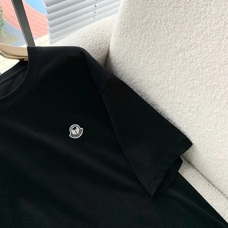 送料無料 モンクレール Palm angels 偽物 ロゴプリント ロゴパッチ Tシャツ mop32480