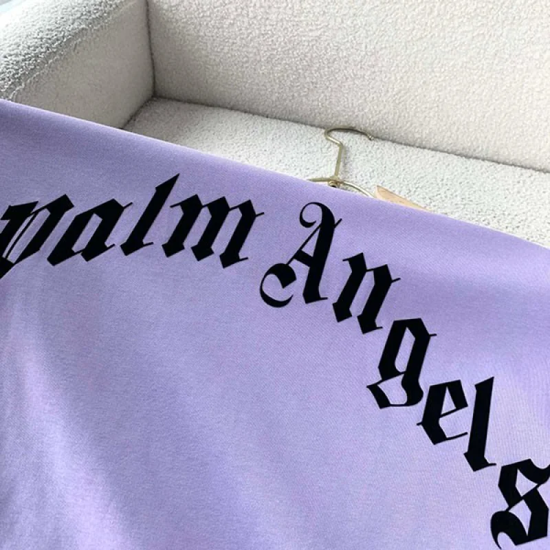送料無料 モンクレール Palm angels 偽物 ロゴプリント ロゴパッチ Tシャツ mop32480