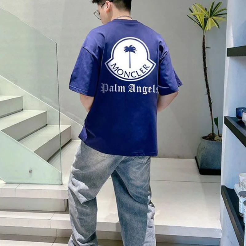 高品質 モンクレール Tシャツ コピー ルーネック ロゴ mou11511