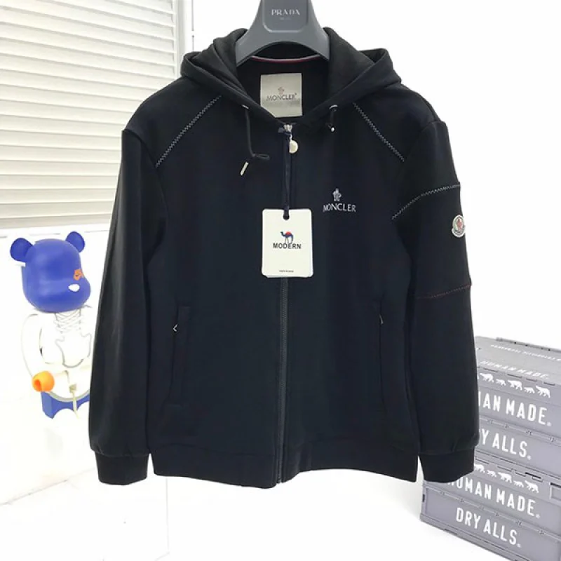 モンクレール ジップアップ スウェット パーカー 偽物 mou65907