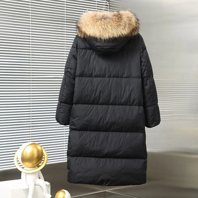 モンクレール ファー付きダウン 偽物 ロングスタイル mou75028