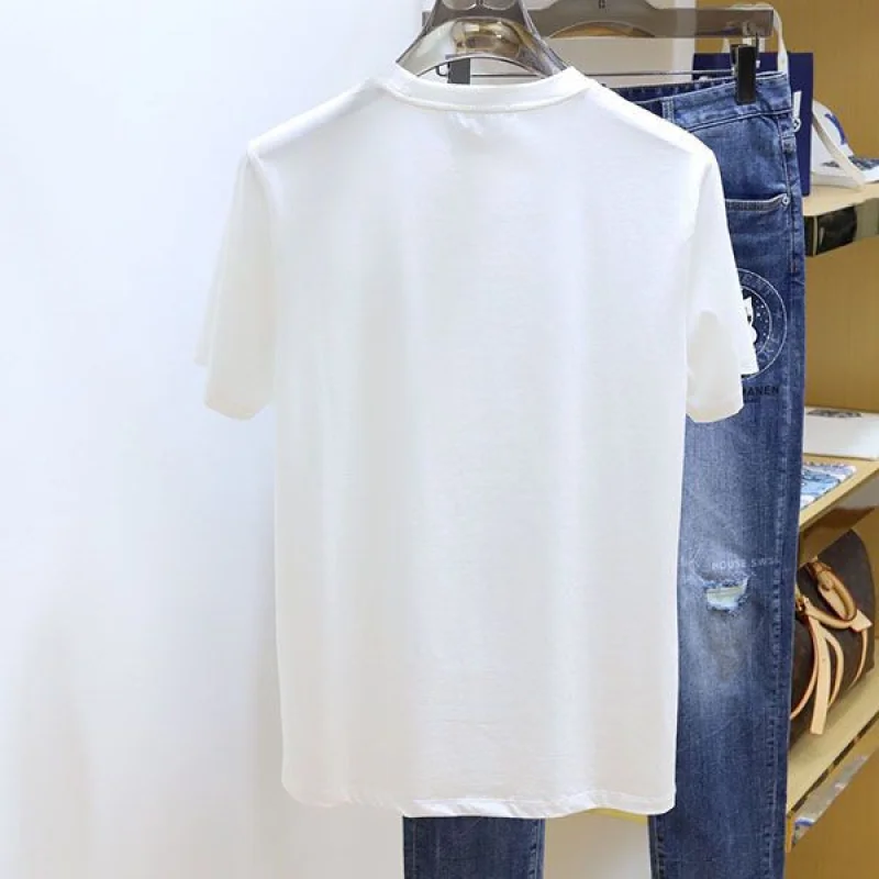 目を惹くカラー モンクレール Tシャツ コピー 半袖 クルーネック ロゴ mov84857