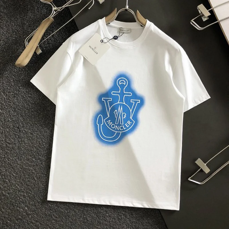 定番モンクレール コピー ダブルパッチ ロゴ Tシャツ 半袖 2色 mow13086