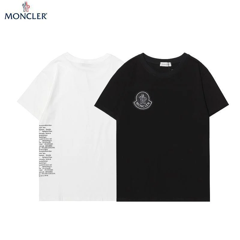 累積売上総額第1位!モンクレール 偽物 シンプルロゴ半袖Tシャツ mow13157