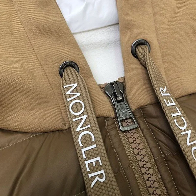 送料込 モンクレール CARDIGAN TRICOT ニット切替ダウンジャケット mox89569