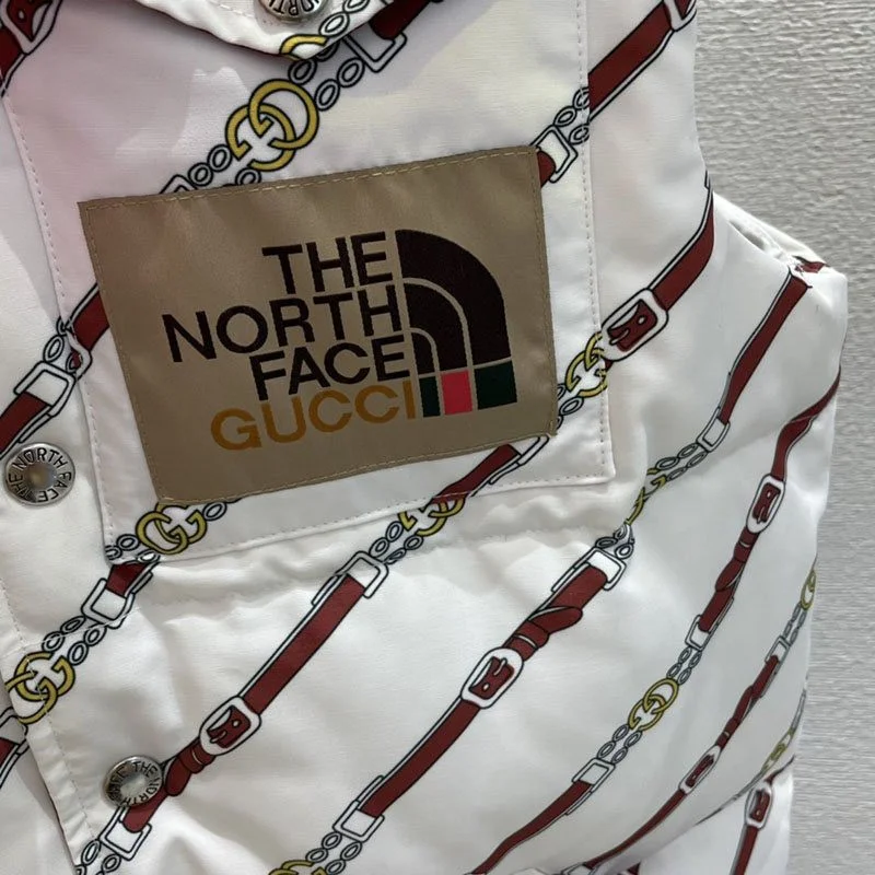 日本未入荷 グッチ×ノースフェイス モノグラム ダウン ベストコピー Nob43141