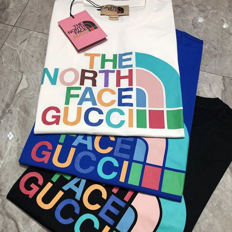 新作限定 グッチ ノースフェイス コピー Tシャツ 3色 Noe78560