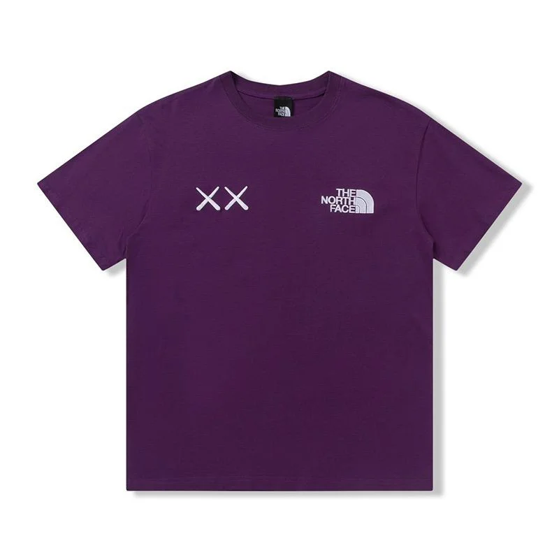 国内発送 ノースフェイス XX KAWS コピー エンブロイダリー コットンTシャツ Nog04211