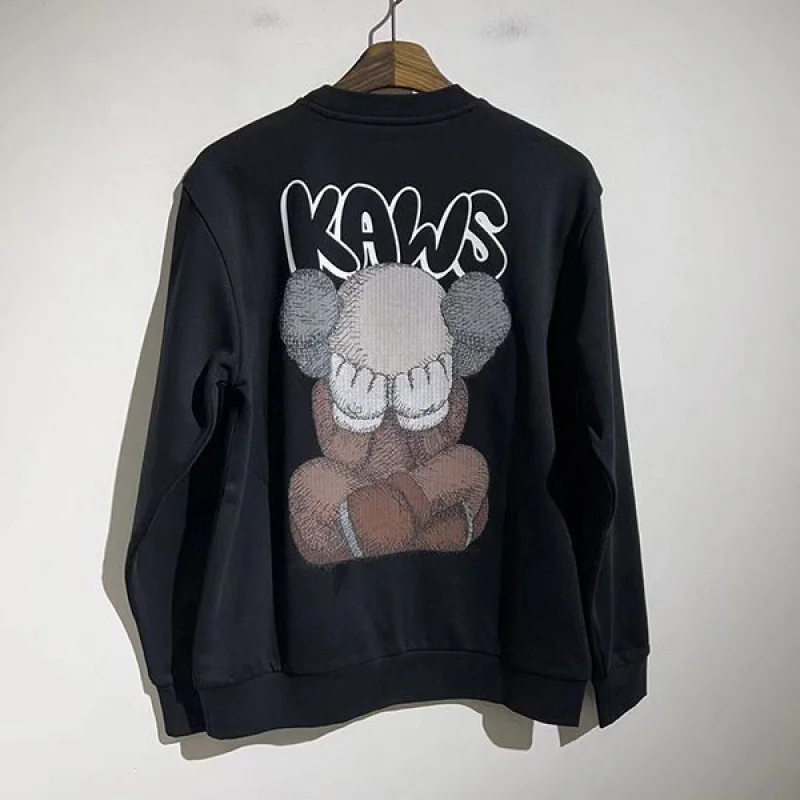 大人気!KAWS×ノースフェイス コラボ 長袖コットントレーナー 2色 Noj10113