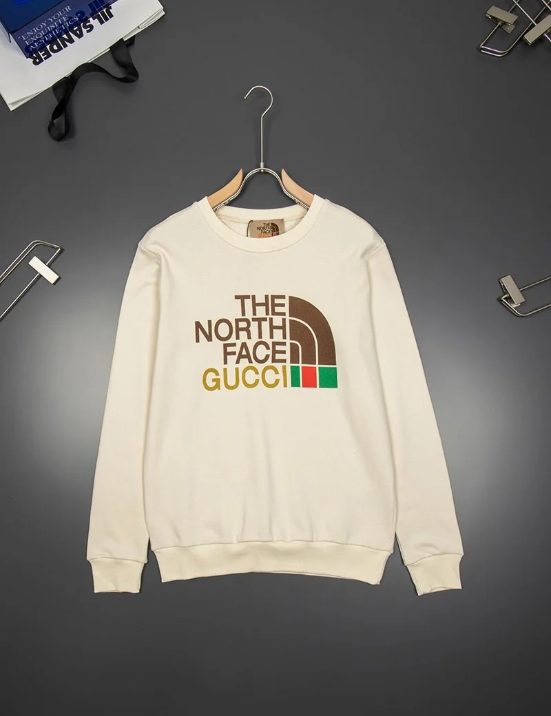 暖かい服装 ノースフェイス×グッチコットンスウェットシャツ偽物 Nok95712
