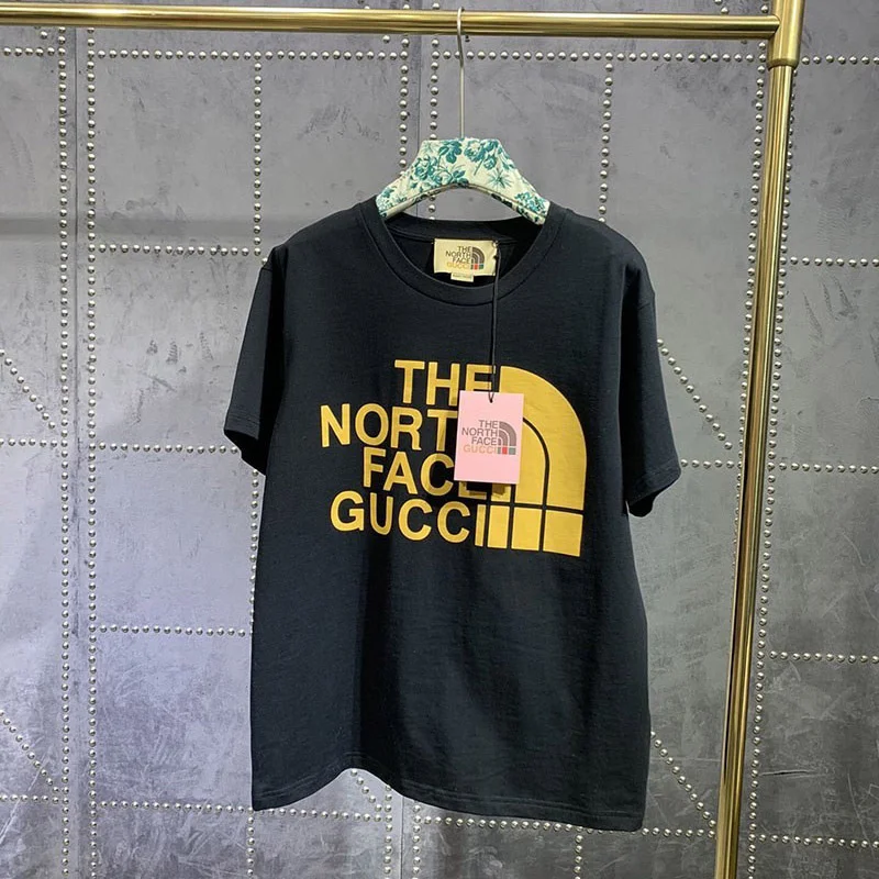 大人気!グッチ×ノースフェイス コラボ★スペシャルロゴTシャツ スーパーコピー Nom09810