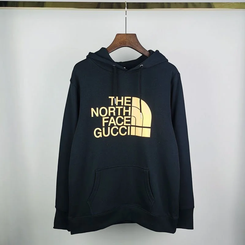21-22AW グッチ x ノースフェイス コラボフーディー コピーブラック Nov93939