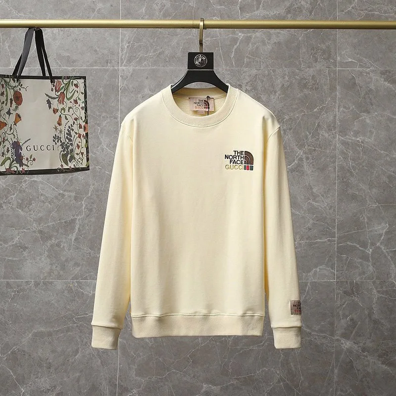 暖かい服装 ノースフェイス×グッチコットンスウェットシャツコピー Nox24552